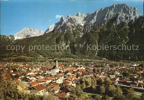 Mittenwald Bayern Karwendelgebirge Kat. Mittenwald