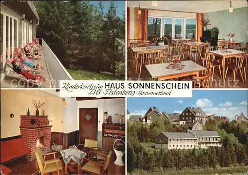 Altastenberg Kinderkurheim Haus Sonnenschein  Kat. Winterberg