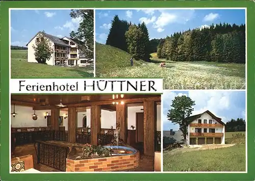 Rodeck Ferienhotel Huettner Gastraum Blumenwiese Kat. Schwarzenbach a.Wald
