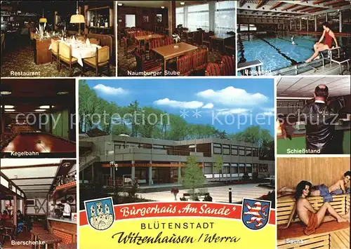 Witzenhausen Burgerhaus Am Sande  Kat. Witzenhausen