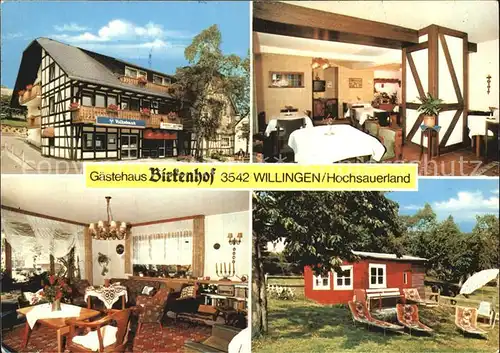 Willingen Sauerland Gaestehaus Birkenhof  Kat. Willingen (Upland)