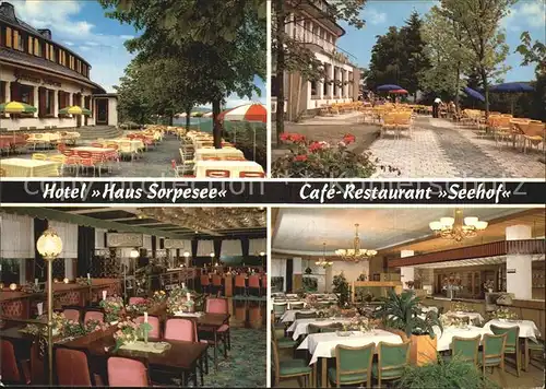 Sundern Sauerland Hotel Seehof Haus Sorpesee  Kat. Sundern (Sauerland)