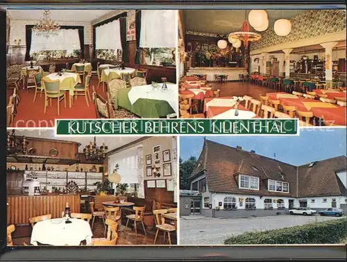 Lilienthal Bremen Kutscher Behrens Aufklappkarte  Kat. Lilienthal