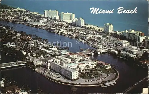 Miami Beach Hotel Row and St Francis Hospital Kat. Miami Beach