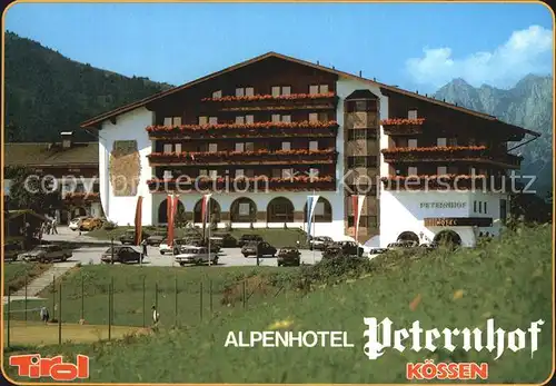 Koessen Tirol Alpenhotel Peternhof Kat. Koessen
