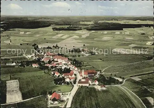 Schoenebach Augsburg Fliegeraufnahme Kat. Ziemetshausen