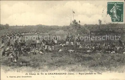Camp de Chambaran Repos pendant les Tirs Kat. Roybon