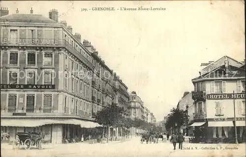Grenoble Avenue Alsace Lorraine Kat. Grenoble