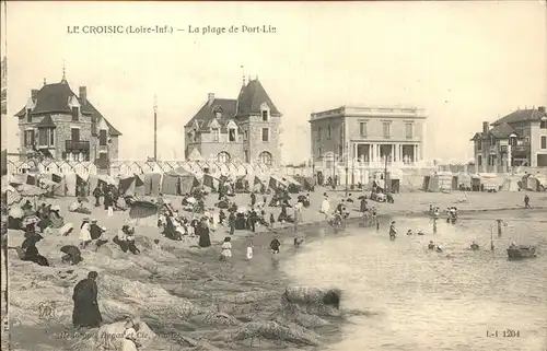 Le Croisic La plage et Port Lin Kat. Le Croisic