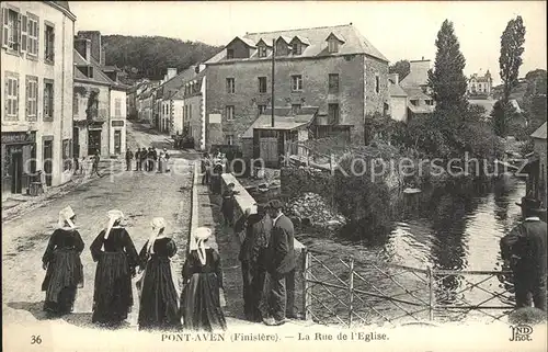 Pont Aven Rue de l Eglise Kat. Pont Aven