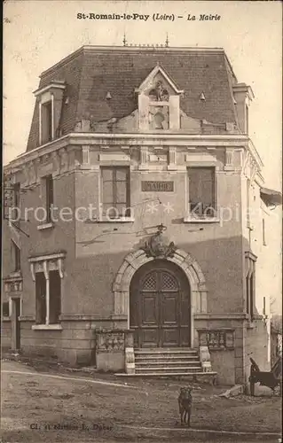 Saint Romain le Puy La Mairie Kat. Saint Romain le Puy