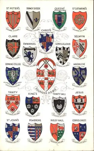 Cambridge Cambridgeshire University of Cambridge Wappen