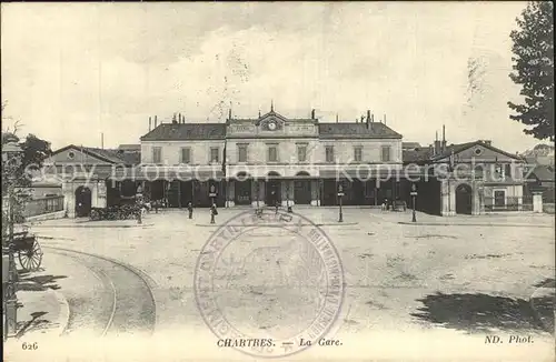 Chartres Eure et Loir La Gare Bahnhof Kat. Chartres