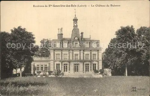 Sainte Genevieve des Bois Loiret Chateau du Buisson Schloss Kat. Sainte Genevieve des Bois