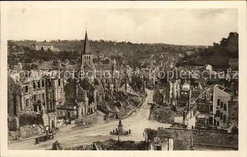 Vire Calvados Ruines Place de l Hotel de Ville Eglise Sainte Anne 2. Weltkrieg Kat. Vire