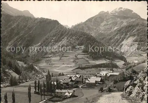 Arvieux Panorama Le Queyras Alpes vue aerienne Kat. Arvieux