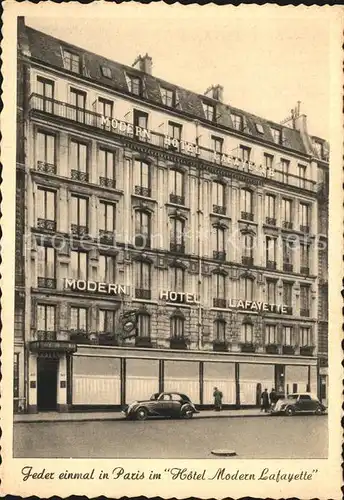 Paris Hotel Modern Lafayette Kat. Paris