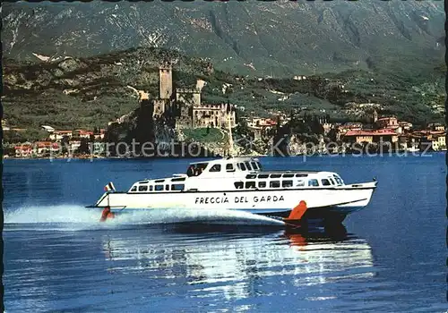 Malcesine Lago di Garda Il Castello Freccia del Garda Kat. Malcesine