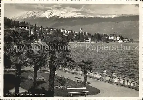 Fasano Lago di Garda Panorama Kat. Italien