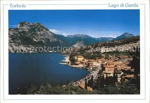 Torbole Lago di Garda Panorama Kat. Italien