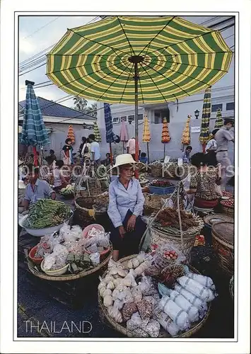 Thailand Market Street vendors Kat. Thailand