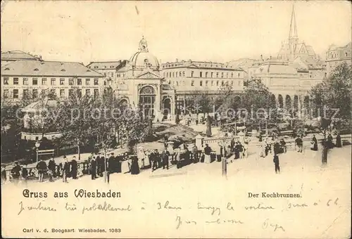 Wiesbaden Kochbrunnen Kat. Wiesbaden