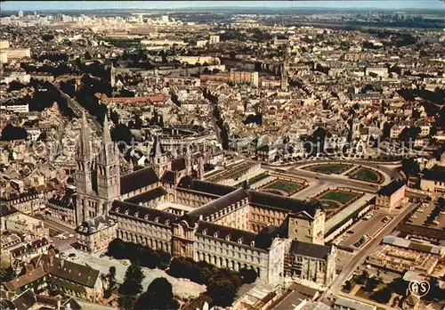 Caen L Abbaye aux Hommmes L Eglise St. Etienne la Mairie et les Jardins  Kat. Caen