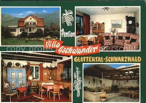 Glottertal Villa Gschwander Kat. Glottertal Schwarzwald