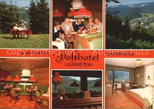 Lauenstein Oberfranken Posthotel  Kat. Ludwigsstadt