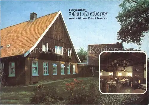 Bad Bentheim Ferienhof Gut Nietberg  Kat. Bad Bentheim