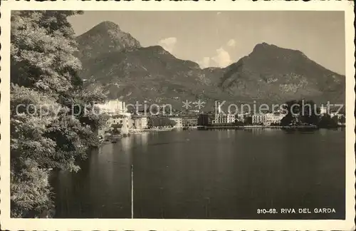 Riva del Garda Teilansicht  Kat. 