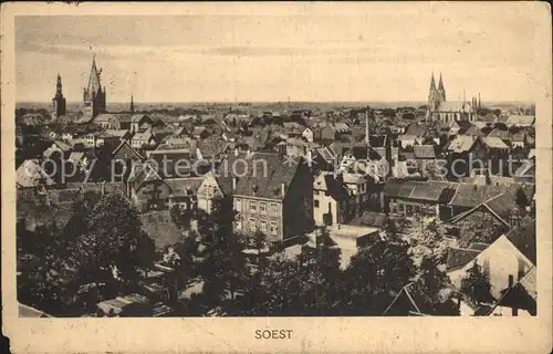 Soest Arnsberg Stadtbild mit Kirchen