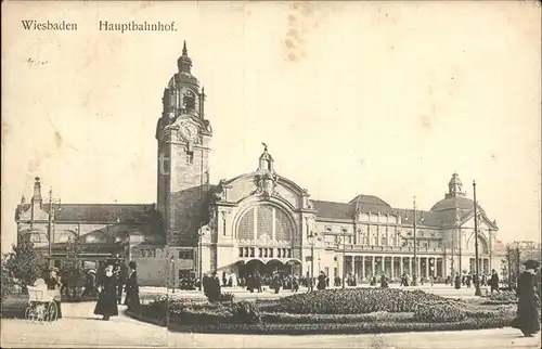 Wiesbaden Hauptbahnhof Kat. Wiesbaden