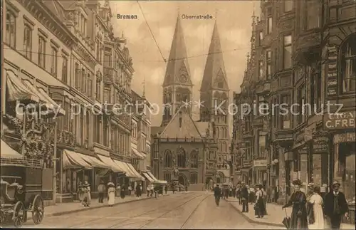 Bremen Obernstrasse Innenstadt Kirche Kat. Bremen