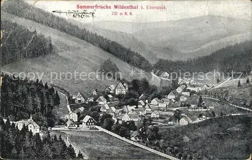 Wildenthal Eibenstock Panorama Sommerfrische