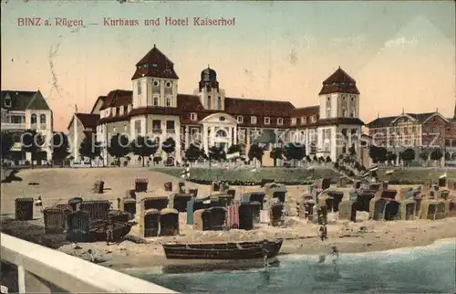 Binz Ruegen Kurhaus Hotel Kaiserhof Kat. Binz