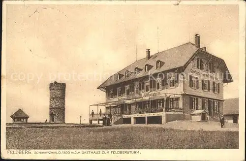 Feldberg Schwarzwald Gasthaus zum Feldbergturm Kat. Feldberg (Schwarzwald)