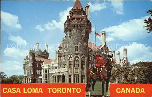 Toronto Canada Casa Loma Royal Canadian Mounted Police  Kat. Ontario