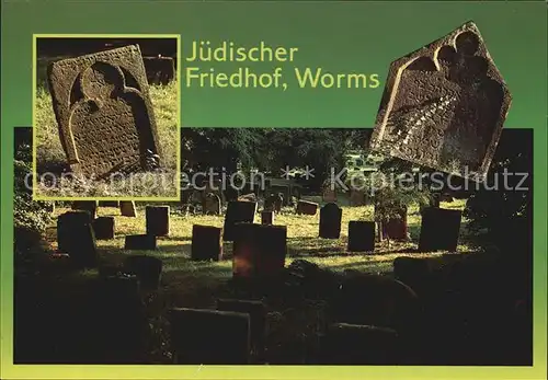 Worms Rhein Judenfriedhof  Kat. Worms