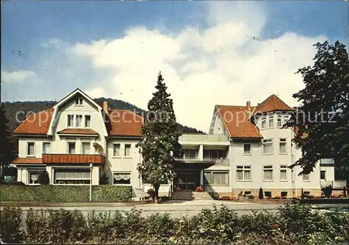 Bad Lauterberg Park Sanatorium Weber  Kat. Bad Lauterberg im Harz