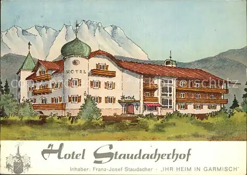 Garmisch Partenkirchen Hotel Staudacherhof Kat. Garmisch Partenkirchen