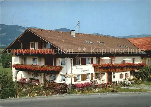 Oberthalhofen Allgaeu Gaestehaus Holderried  Kat. Fischen i.Allgaeu