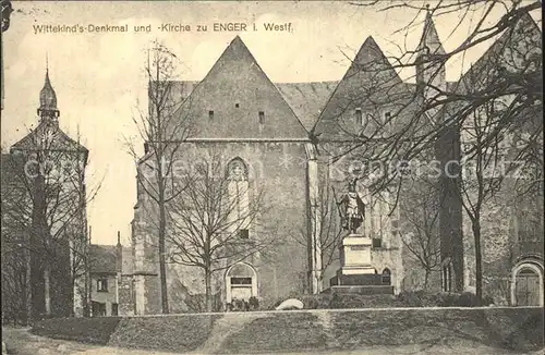 Enger Wittekind Denkmal Kirche Kat. Enger