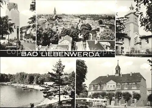 Bad Liebenwerda Lubwartturm Eisenmoorbad Waldbad Kat. Bad Liebenwerda