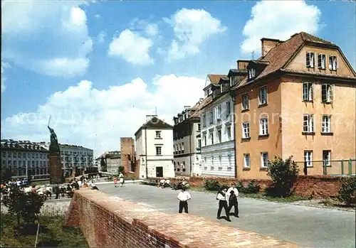 Warszawa Fragment Starego Miasta Kat. Warschau Polen