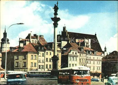 Warszawa Plac Zamkowy Kat. Warschau Polen