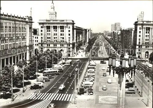 Warszawa Plac Konstytucji Ulica Marszalkowska Kat. Warschau Polen