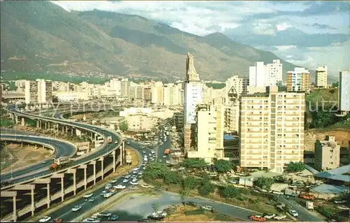 Caracas Pulpo y Colinas de Bello Monte Fliegeraufnahme Kat. Caracas