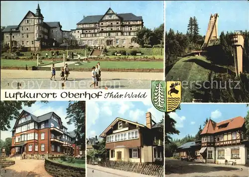 Oberhof Thueringen Hotel Ernst Thaelmann Schanze am Rennsteig Ferienheim Obere Schweizerhuette Kat. Oberhof Thueringen