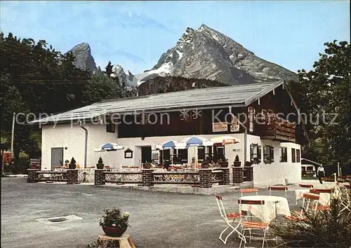 Hintergern Alpengasthof Duerrlehen Kat. Berchtesgaden